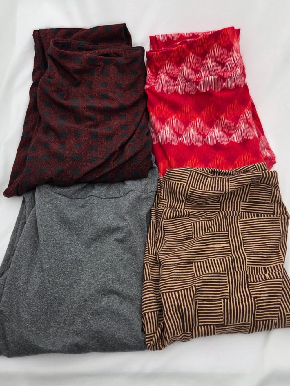 LuLaRoe Butter-Soft Lot of 4 pairs Tall & Curvy Leggings 2XL